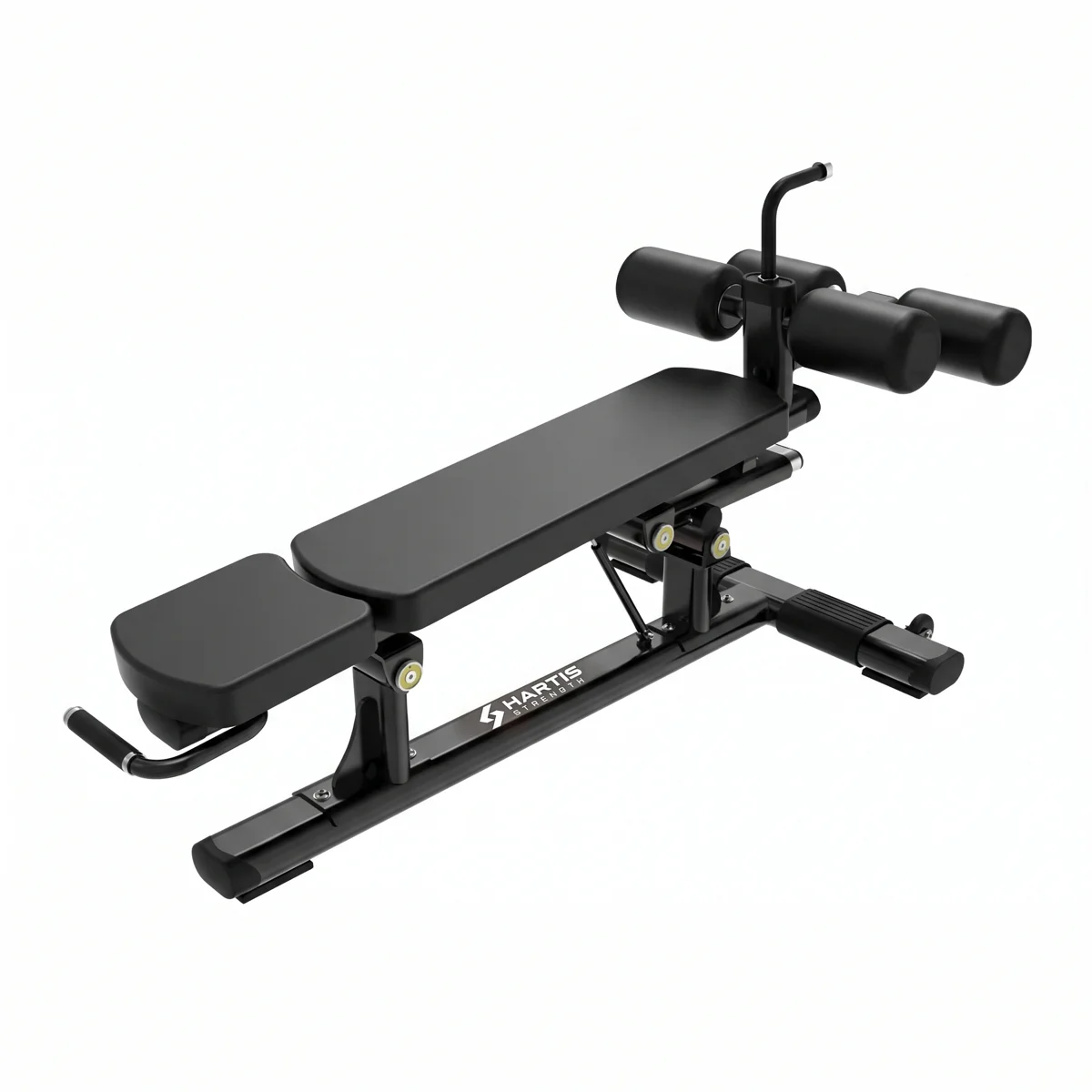 Adjustable abdominal bench